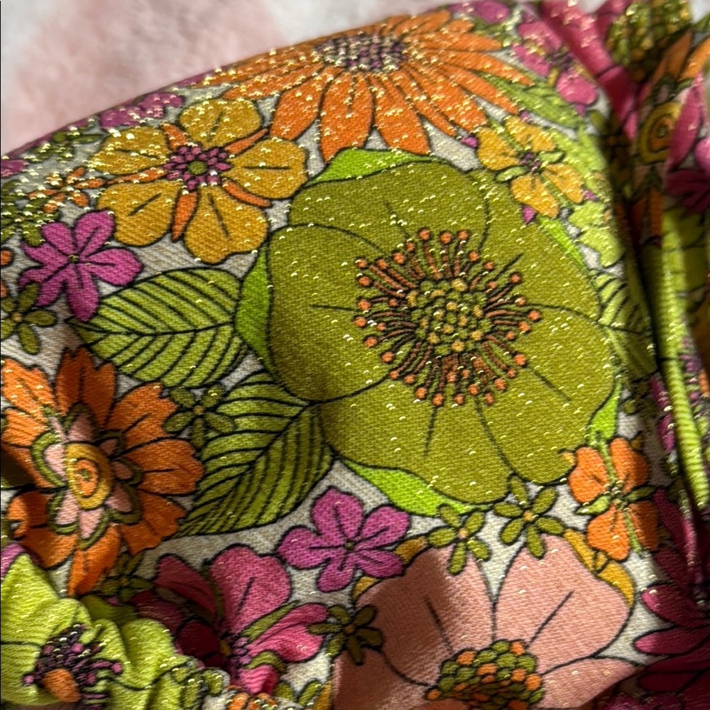 Wild Fable Floral Bikini Top - Pink and Green - Picture 2 of 6